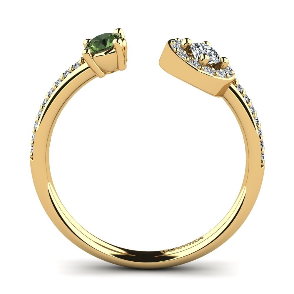 Green Sapphire Ring Ellona
