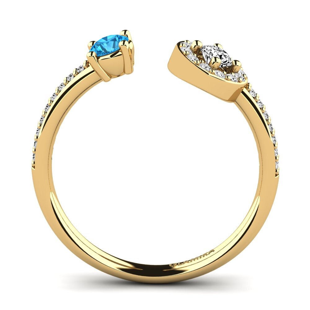 Blue Topaz Ring Ellona