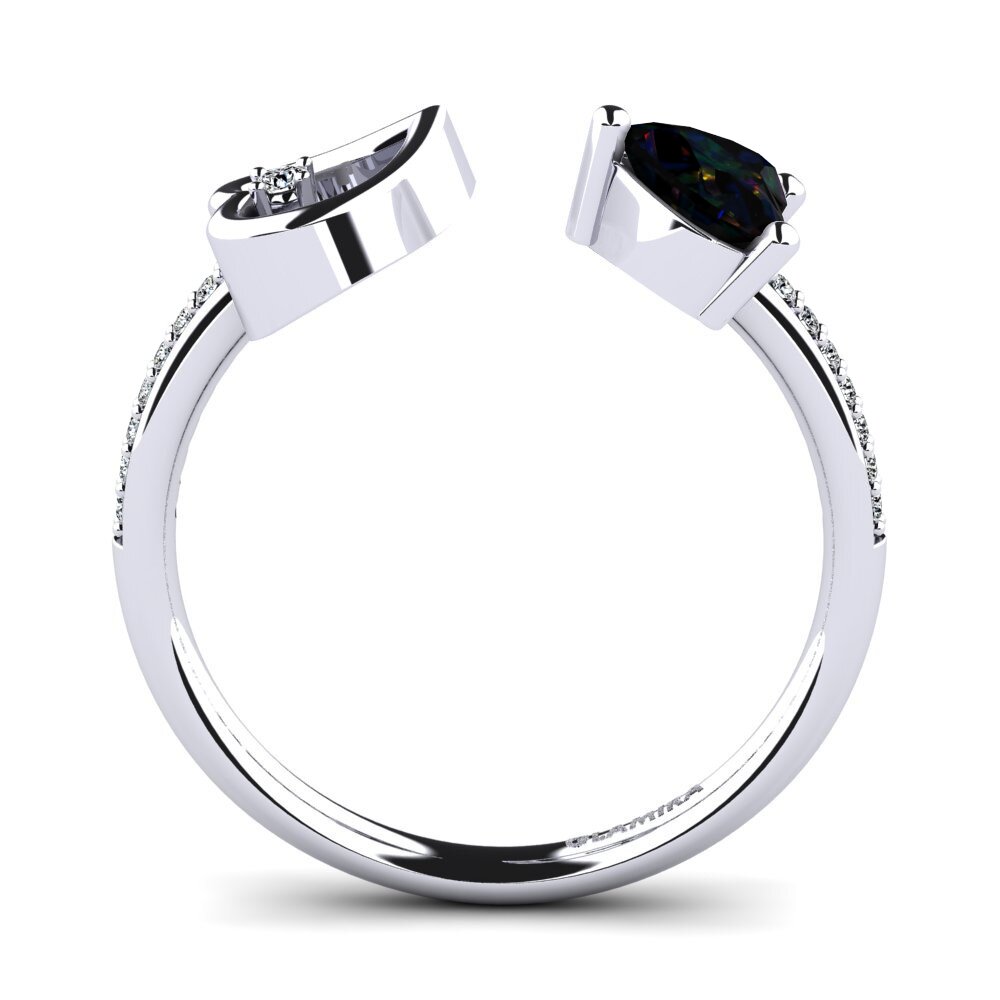 Black Opal Ring Ellura