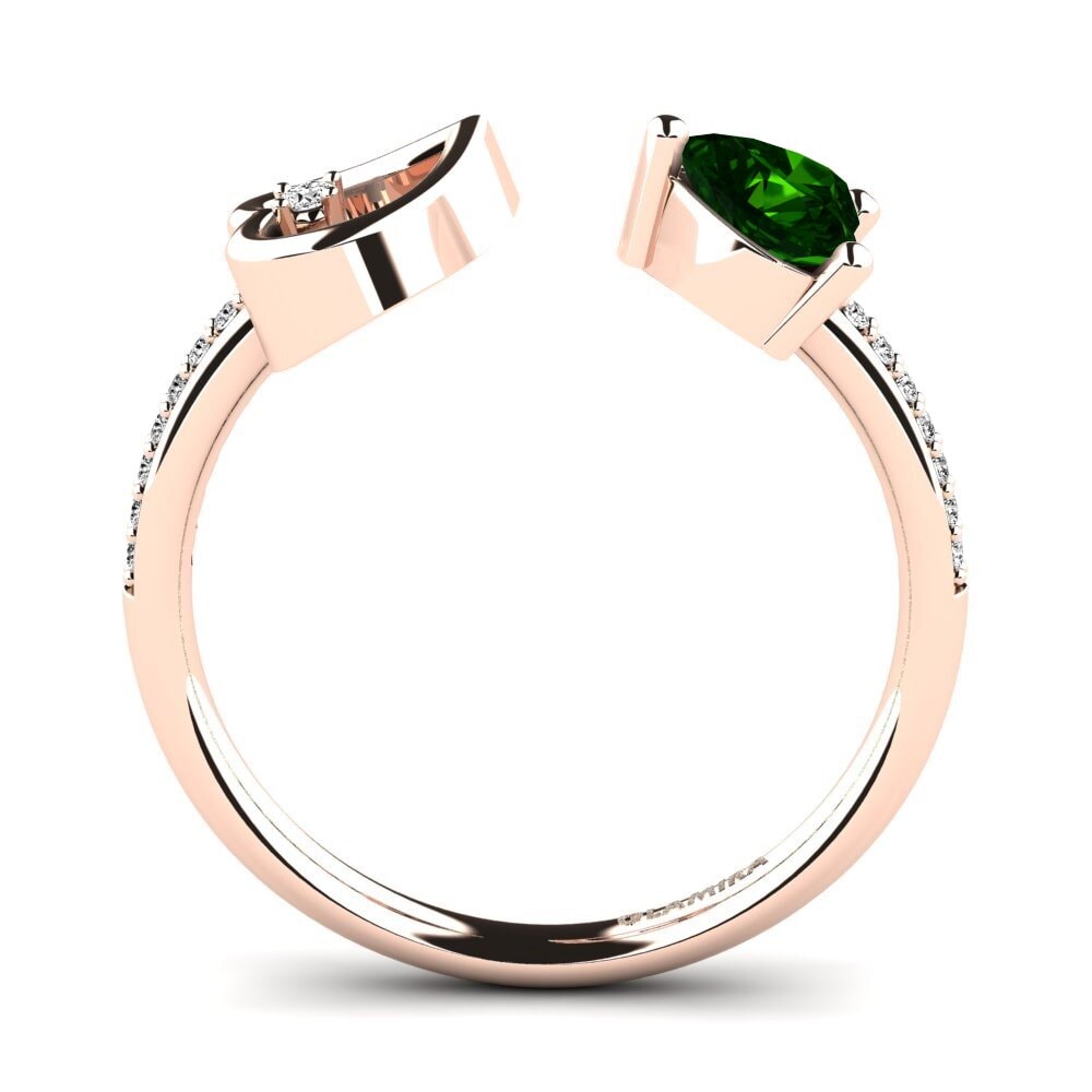Turmalina verde Anillo Ellura