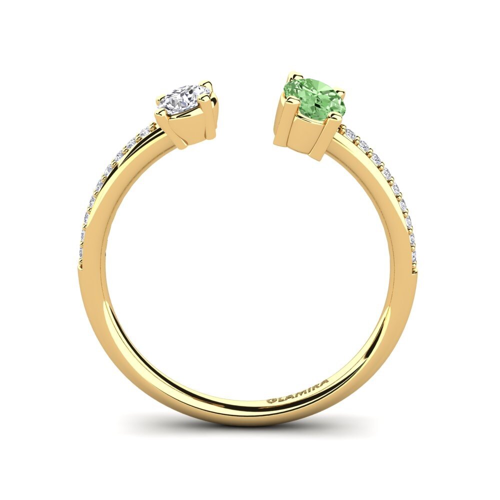 Green Diamond Ring Ellvira