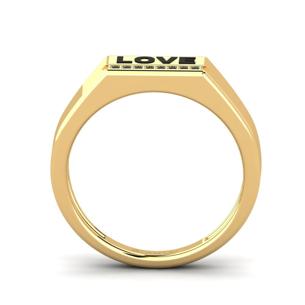 Schwarzer Diamant Ring Elmerald