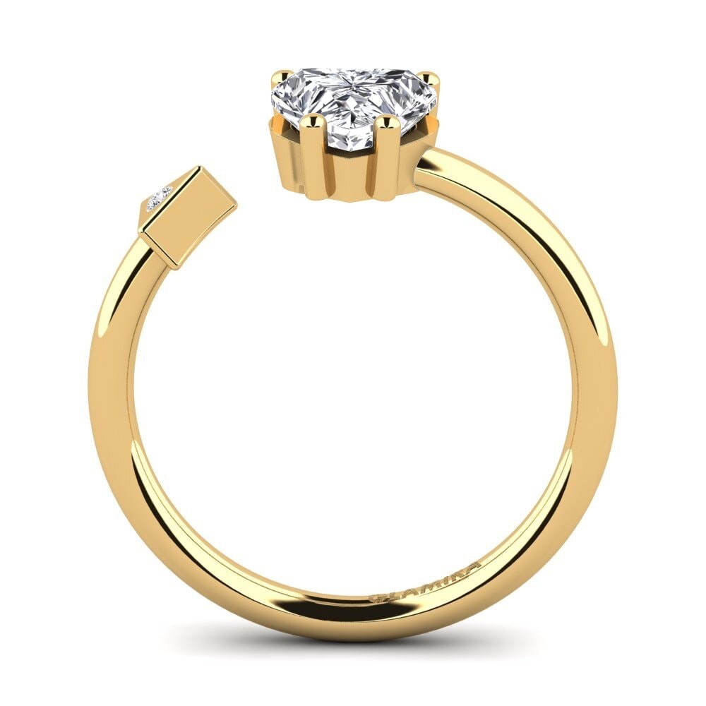 14ct Yellow Gold Diamond Ring Elodie