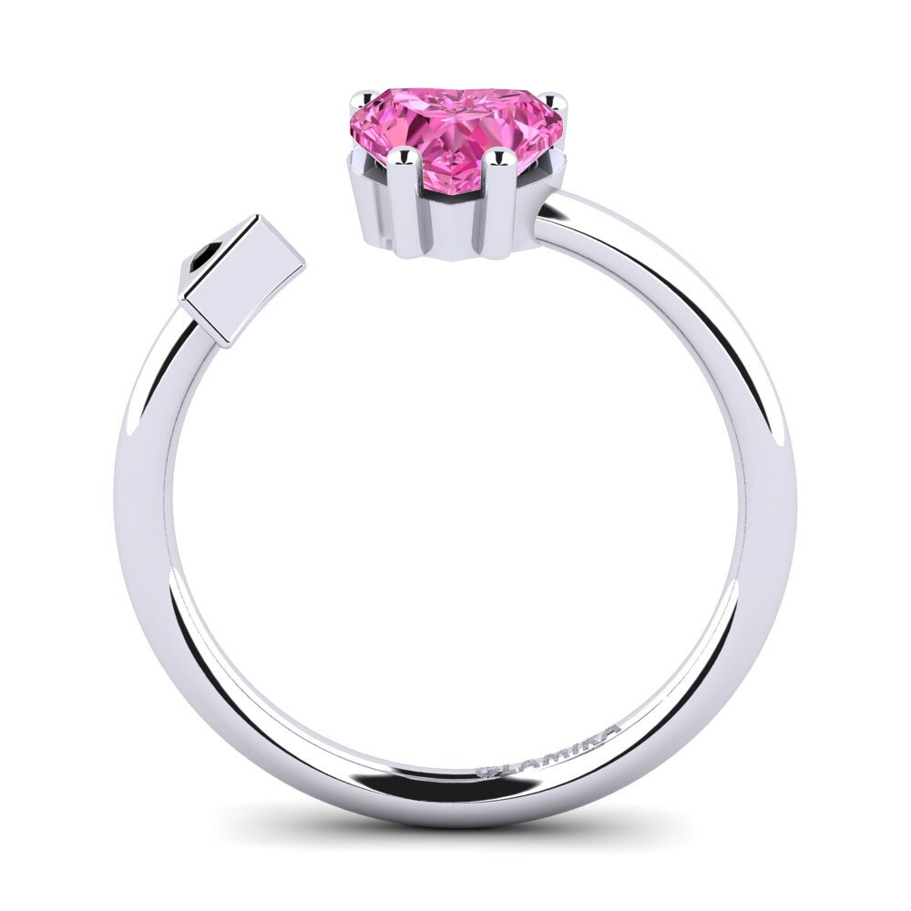 Pink Topaz Ring Elodie