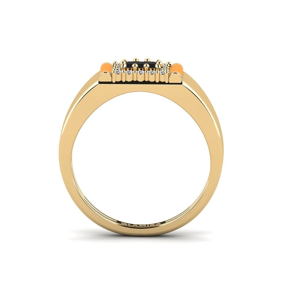 Schwarzer Onyx Ring Elsmere