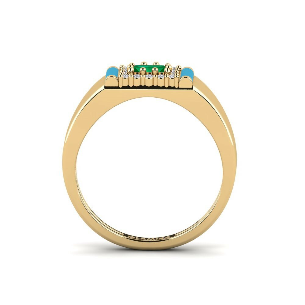 Zircone Vert Bague Elsmere