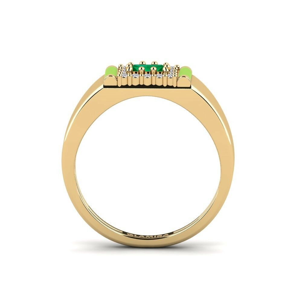 Zircone Vert Bague Elsmere