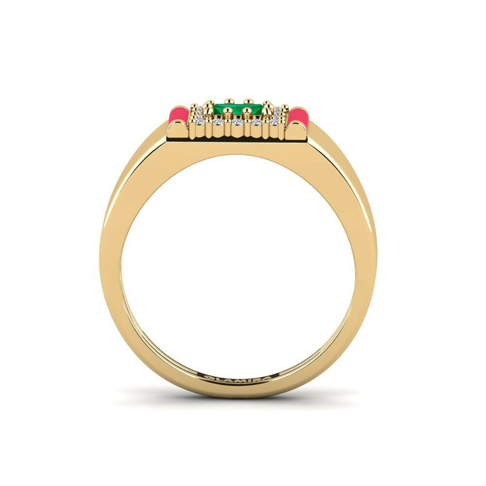 Zircone Vert Bague Elsmere