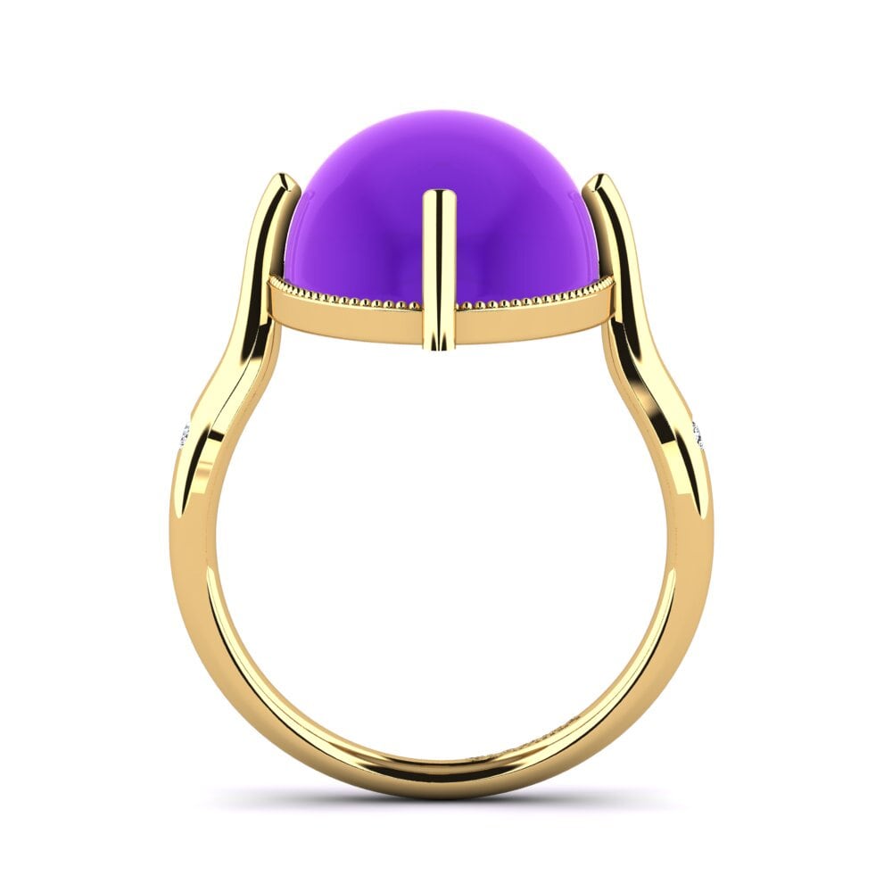Cabochon Amethyst Ring Emiliana