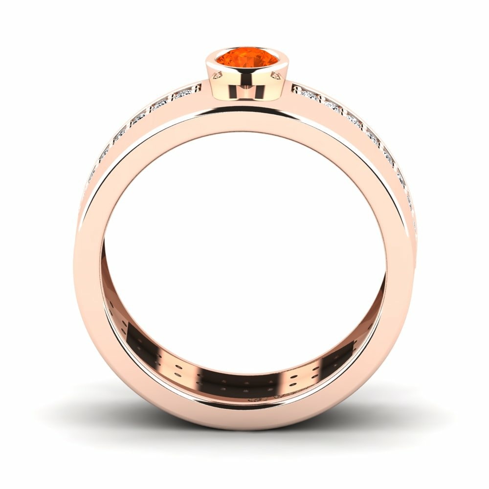 Fire-Opal Pinky Ring Emilirar