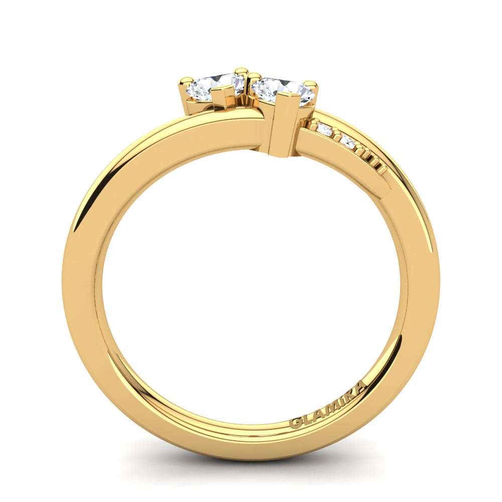 Corazón Moissanita Anillo Emmy