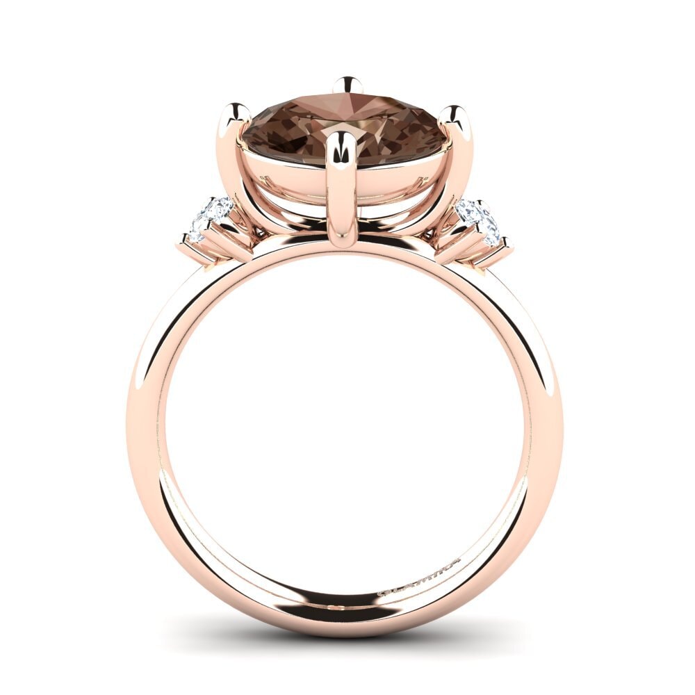 Smoky Quartz Engagement Ring Emonde