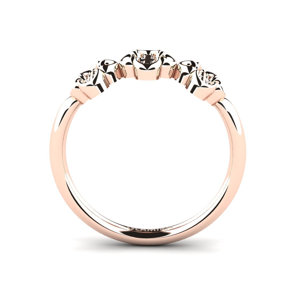 Anillo Enivrera 14k Oro Rosa