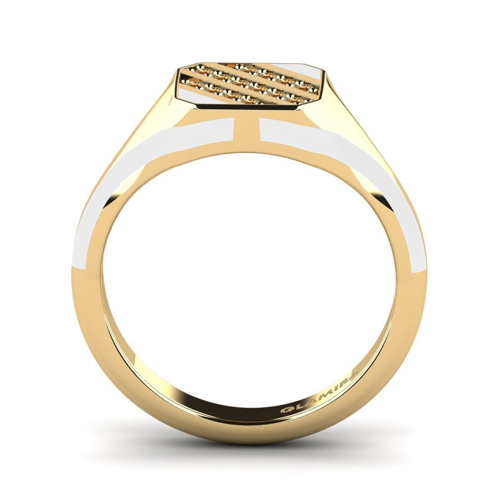 Brown Diamond Pinky Ring Enje