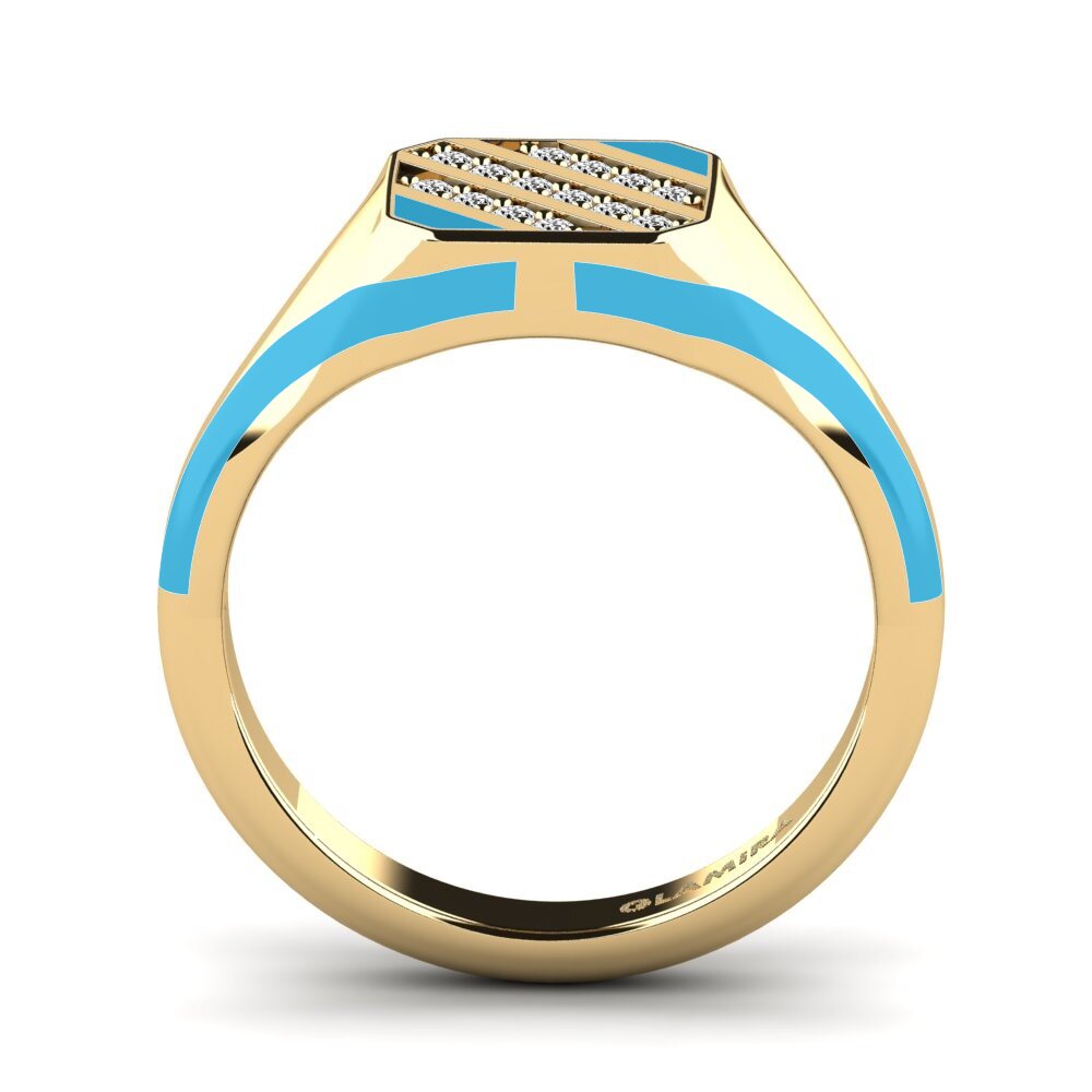Moissanit Pinker Ring Enje
