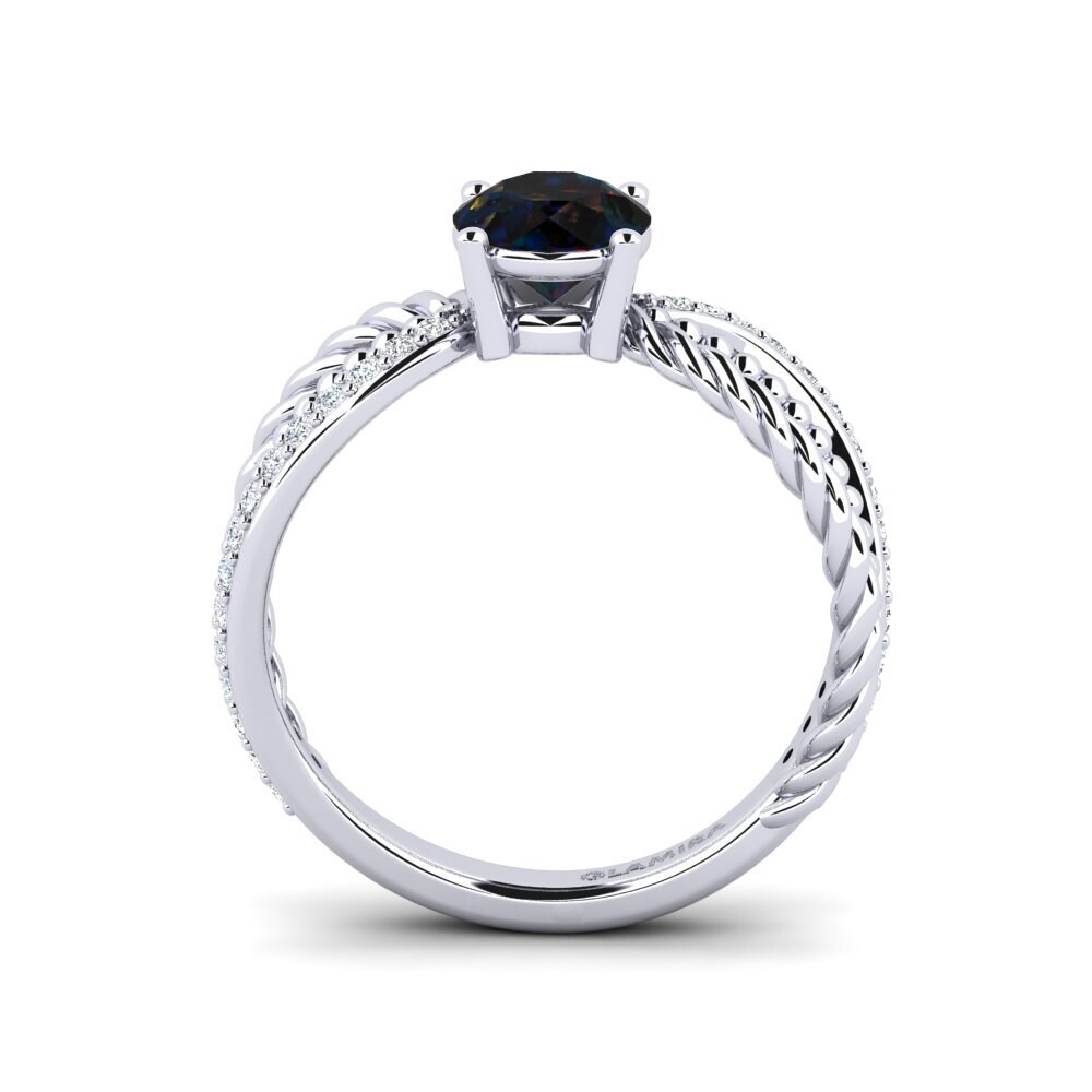 Black Opal Women's Ring Enpli