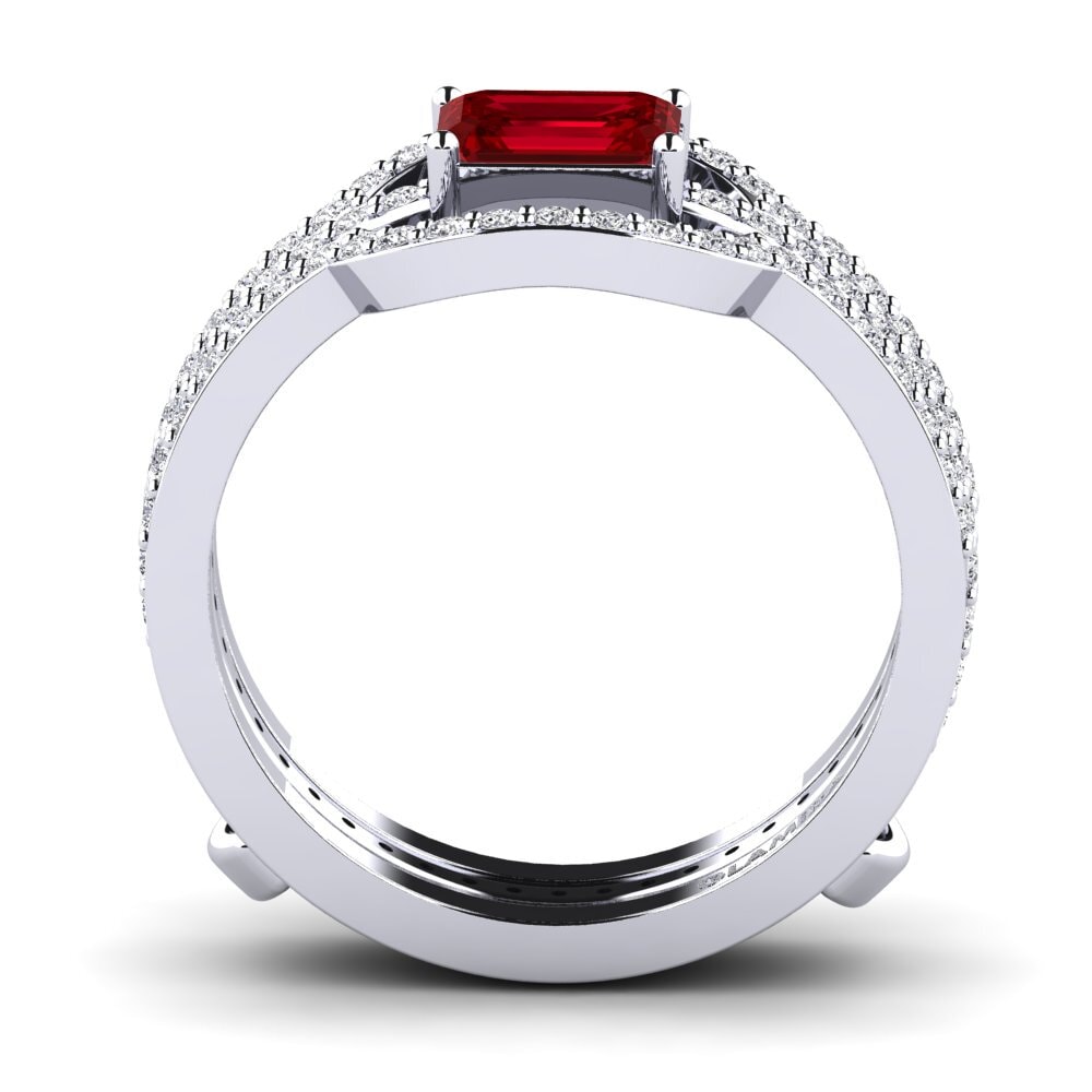 Circonita Roja Anillo Epect SET