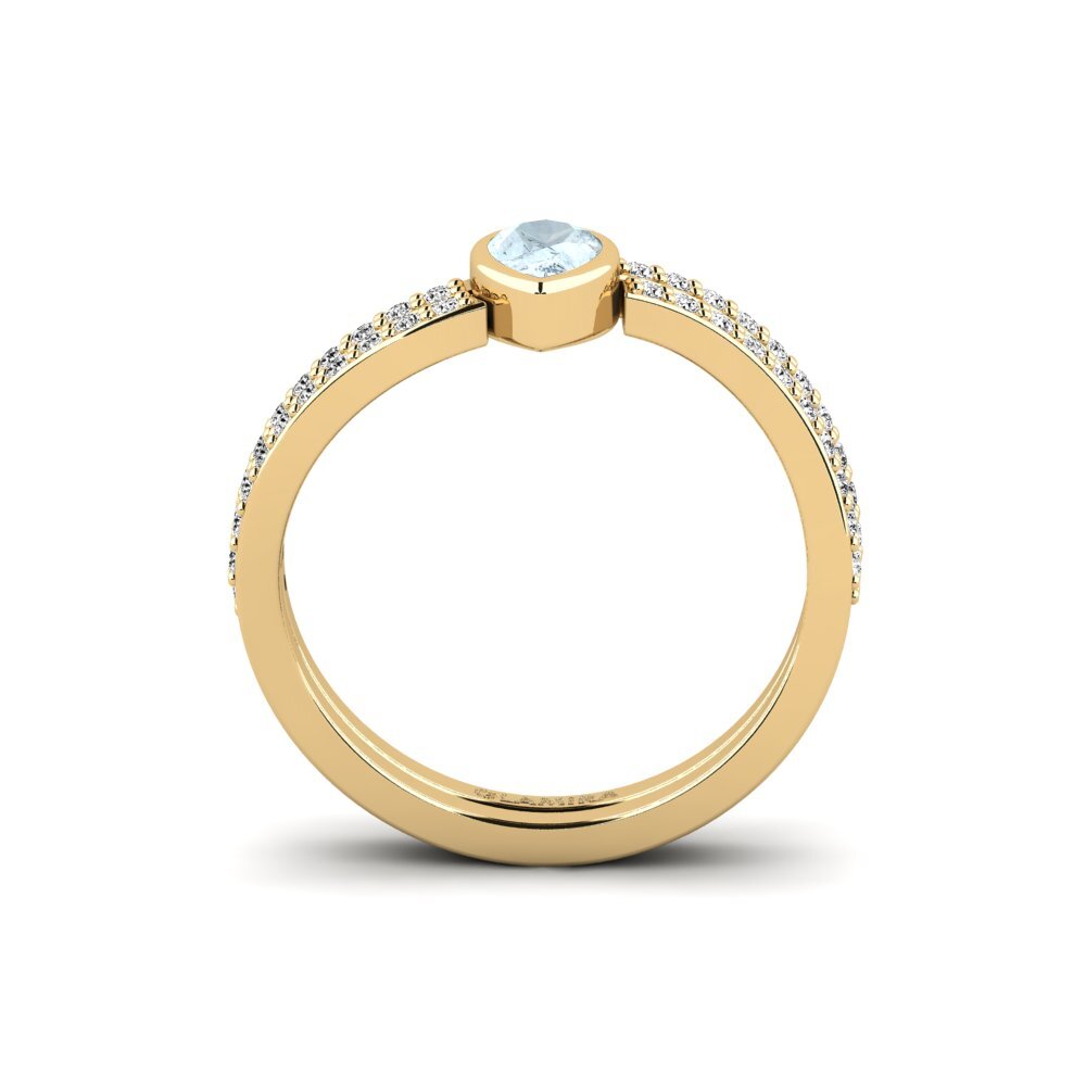 Aquamarine Ring Equate - SET