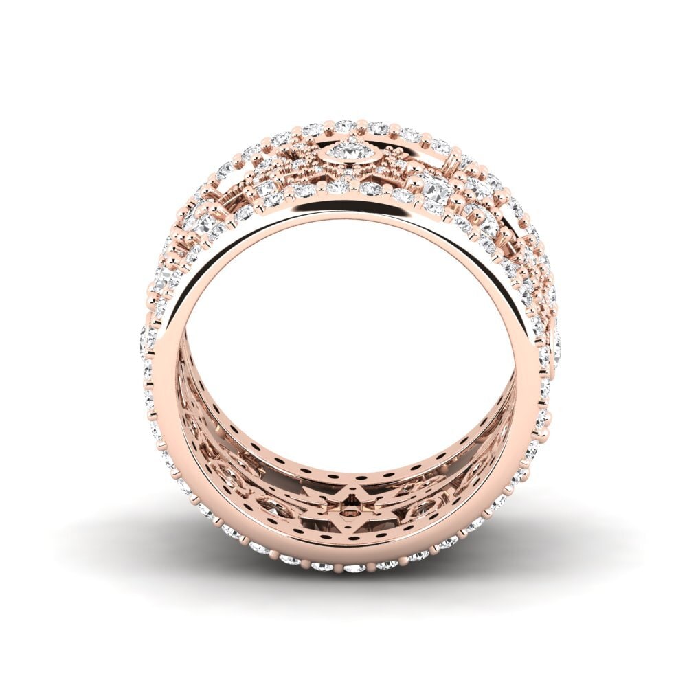 White sapphire Ring Equator