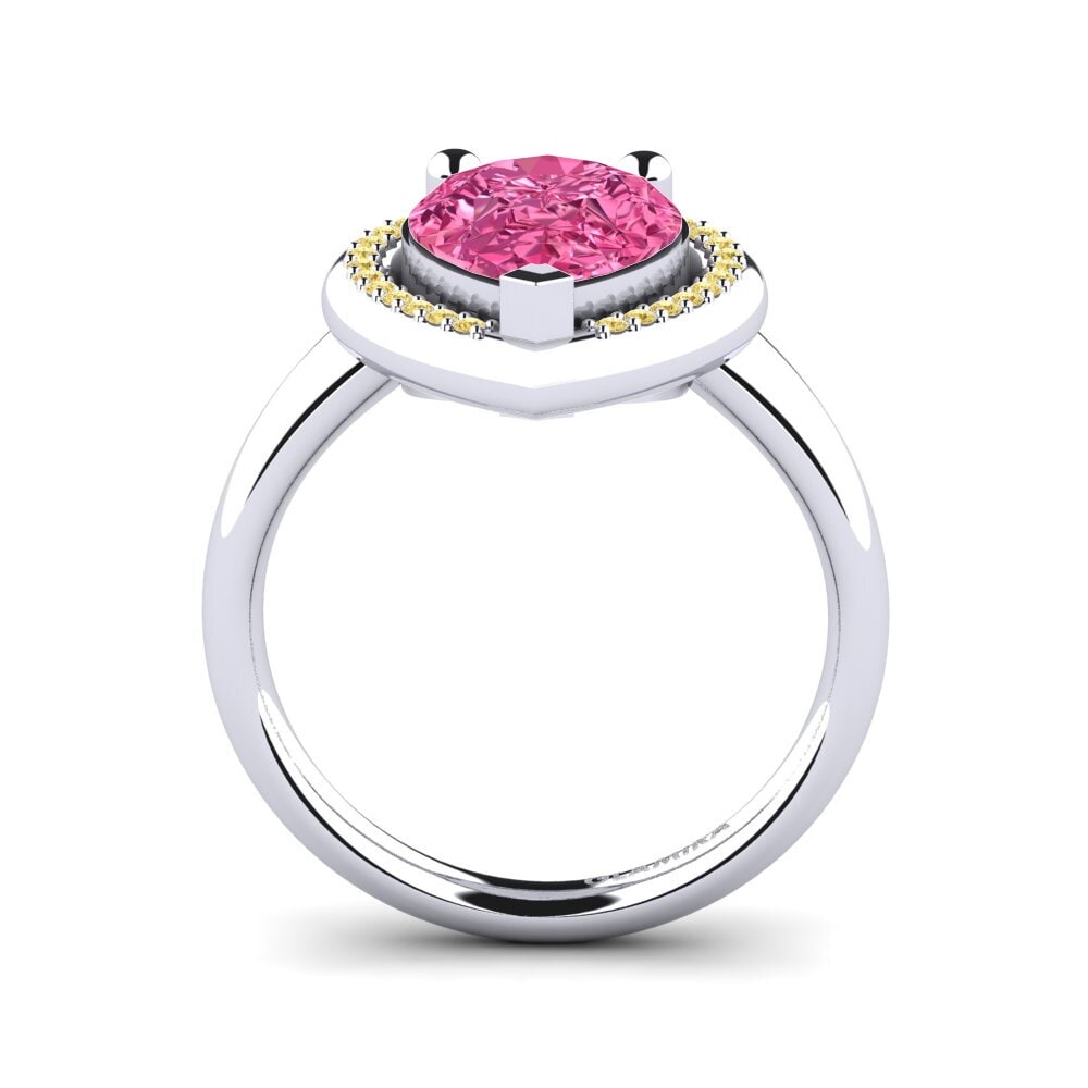 Pink Tourmaline Engagement Ring Eranthe