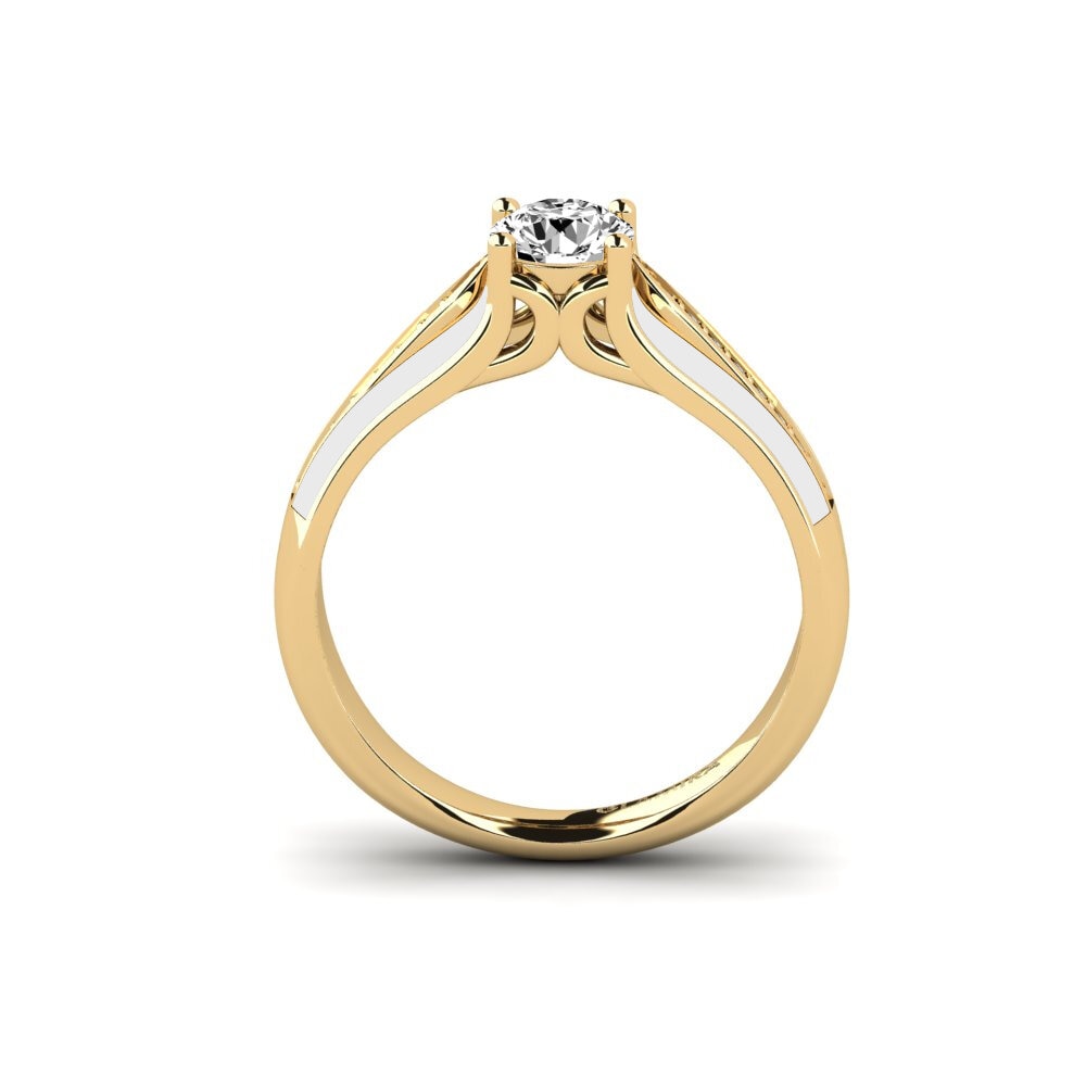 Moissanite Engagement Ring Basilia