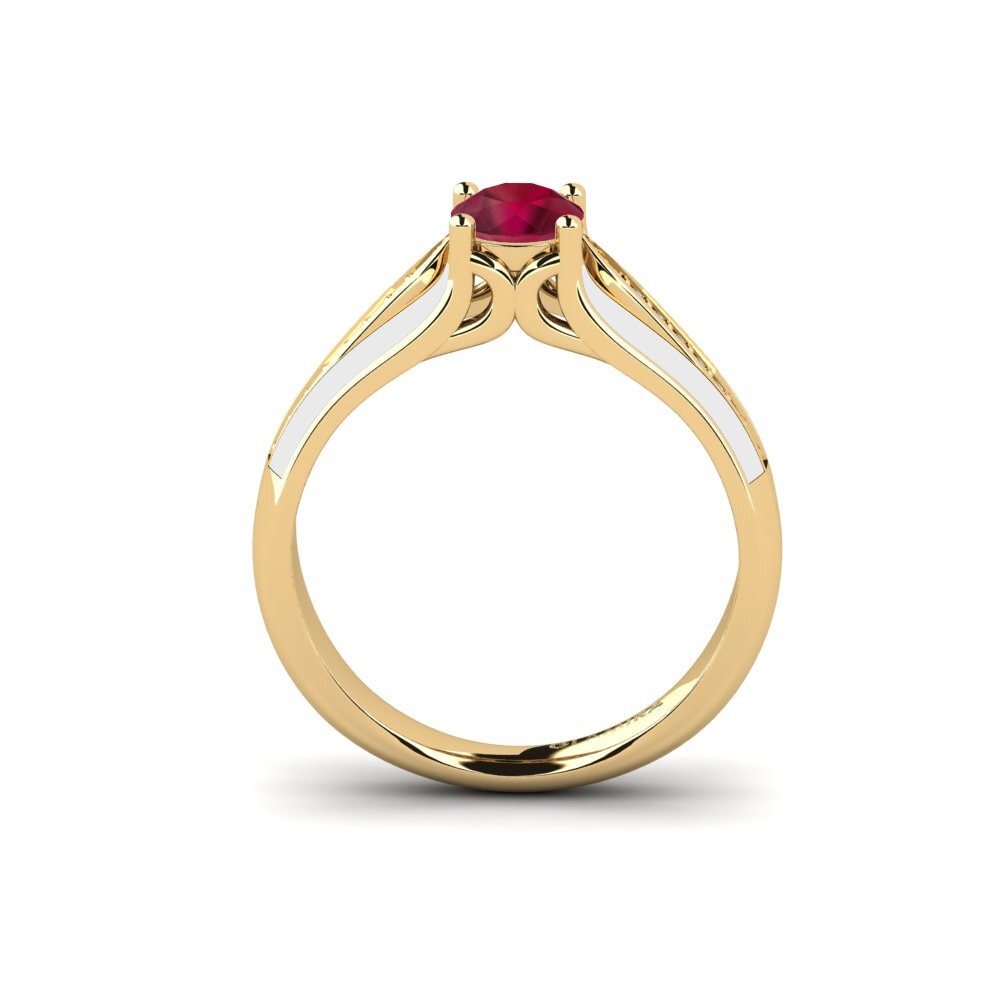 Ruby Engagement Ring Basilia