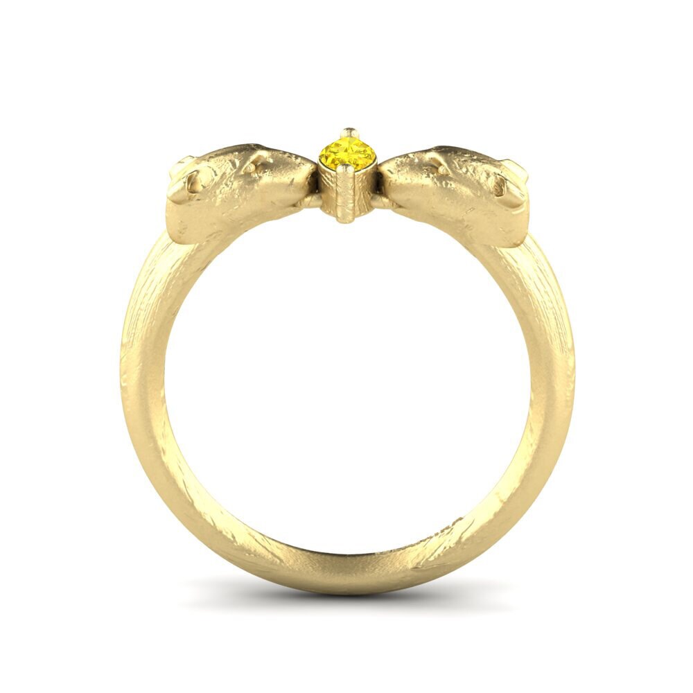Yellow Sapphire Engagement Ring Ericka