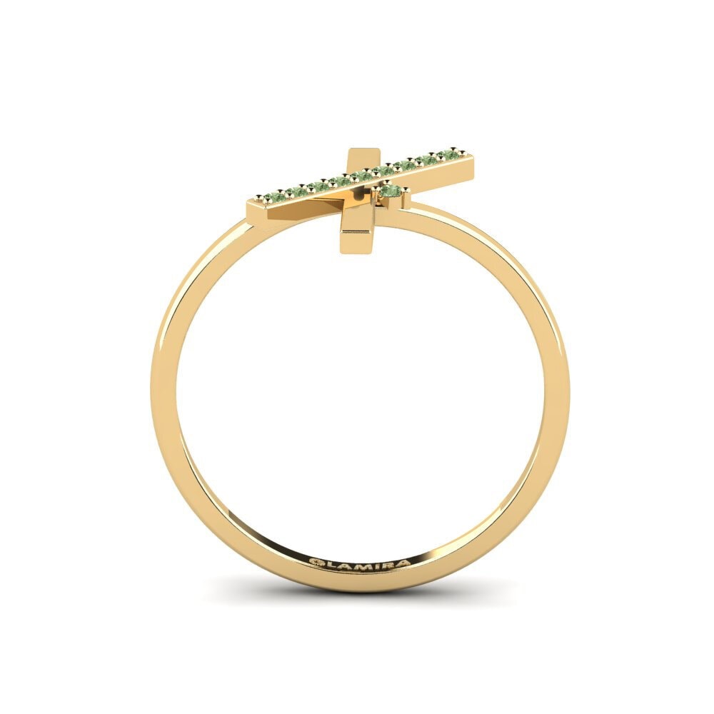 Diamante Verde Anel Erlaucht