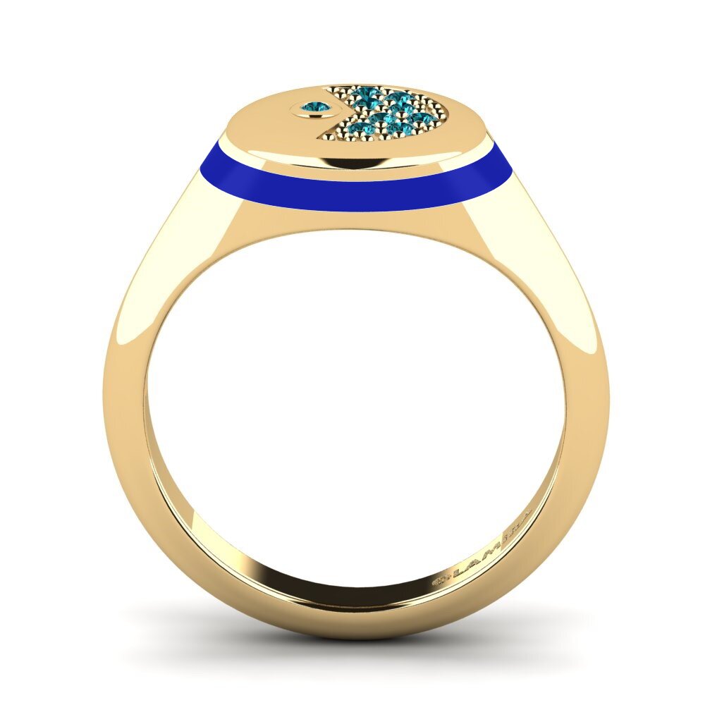 Blauer Diamant Pinker Ring Eroce