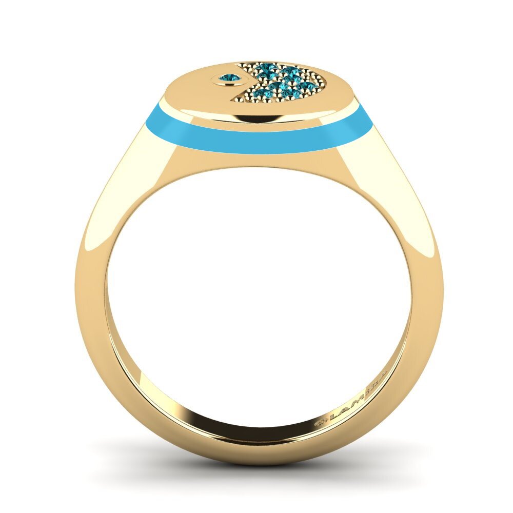 Blauer Diamant Pinker Ring Eroce