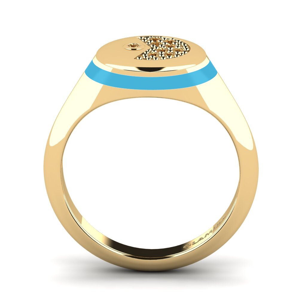 Brown Diamond Pinky Ring Eroce