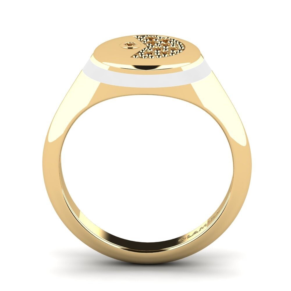Brown Diamond Pinky Ring Eroce