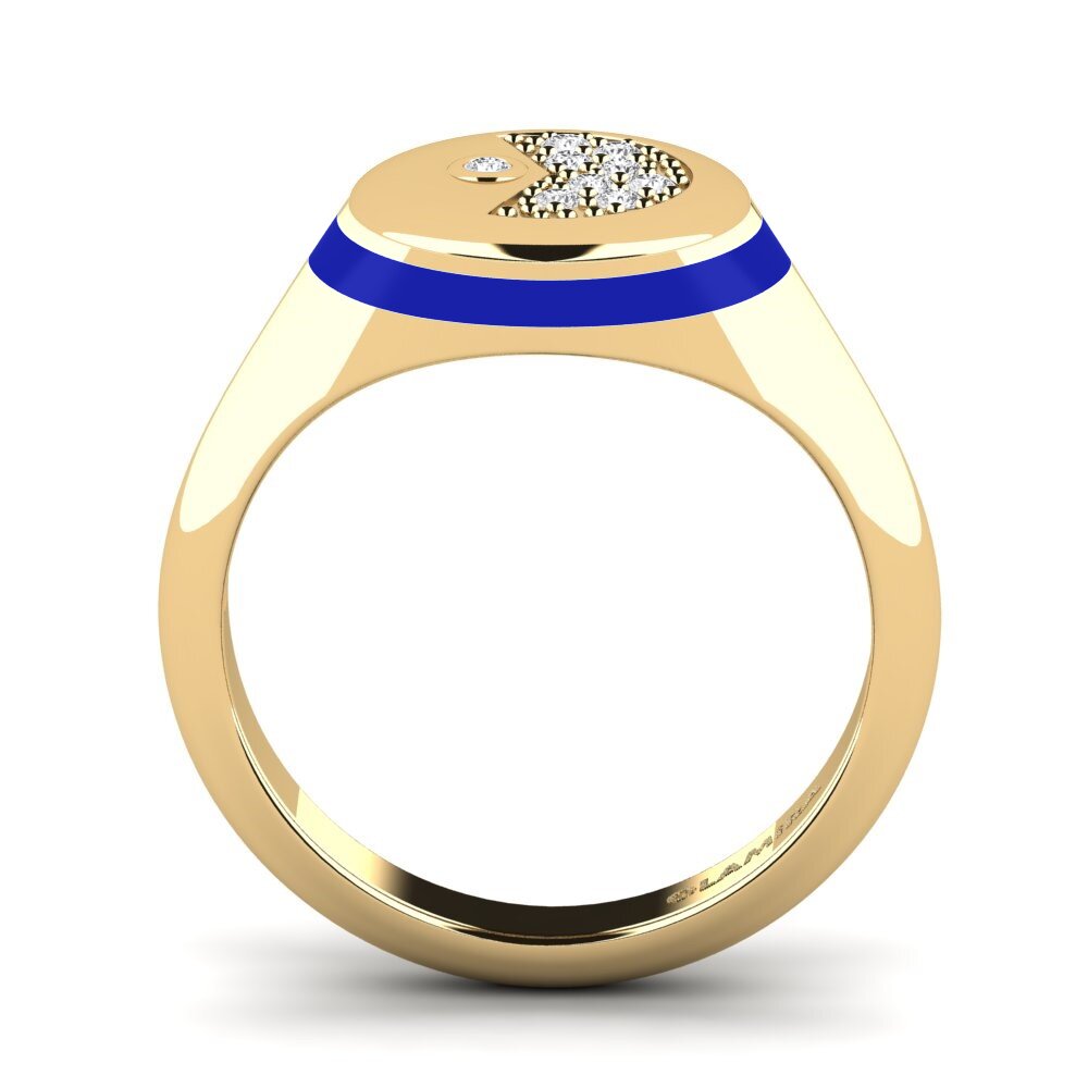 White sapphire Pinky Ring Eroce