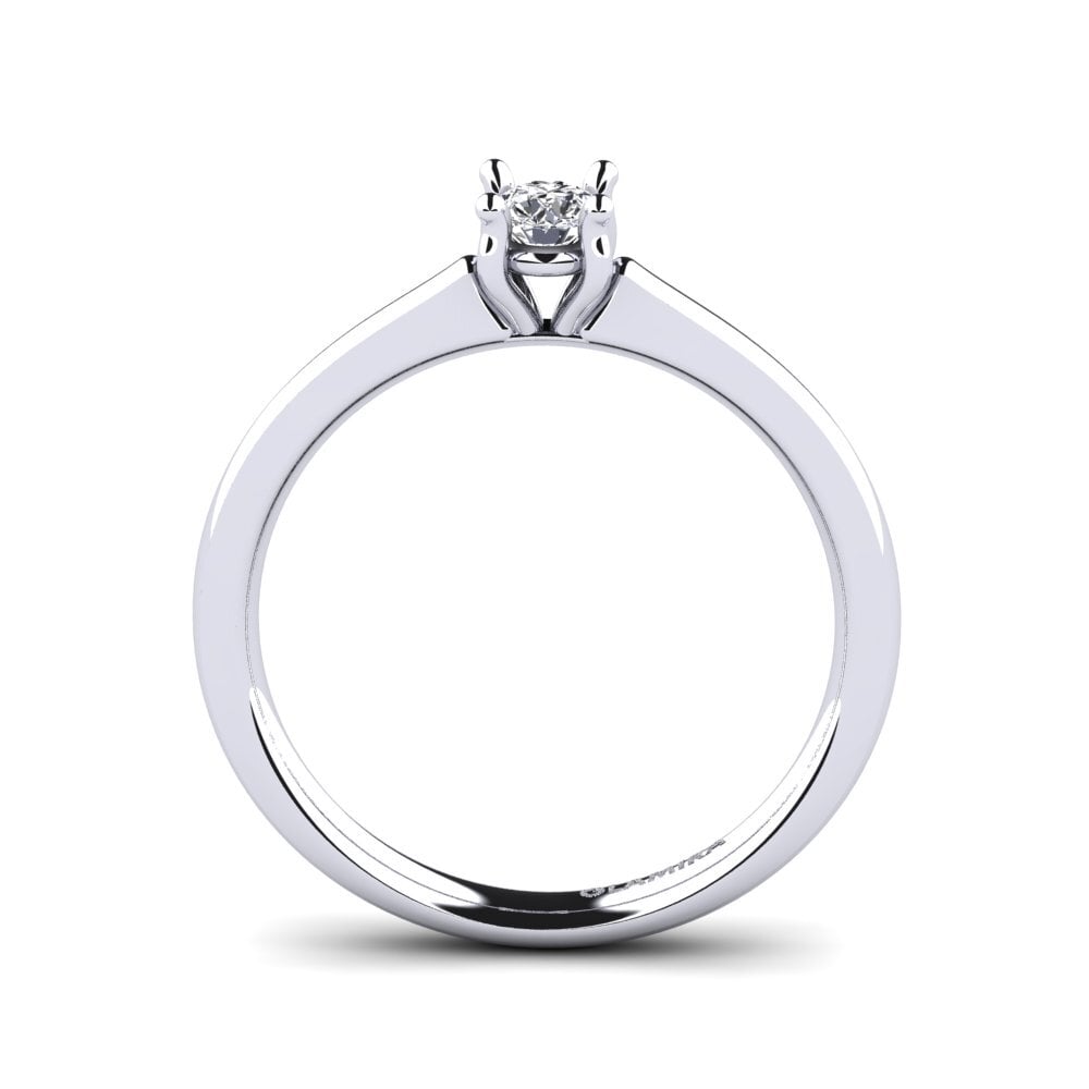 Round Lab Grown Diamond Women's Ring Ersilia