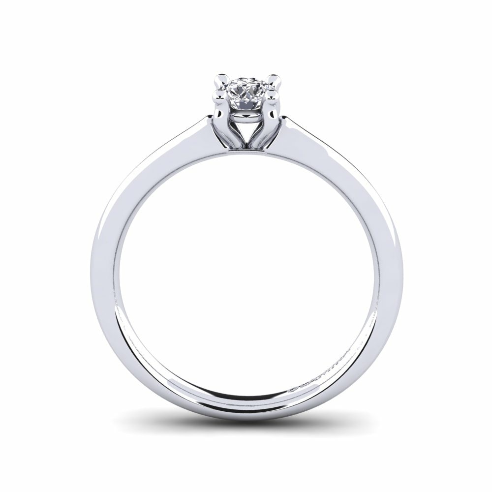 Round Engagement Ring Ersilia 0.25 crt