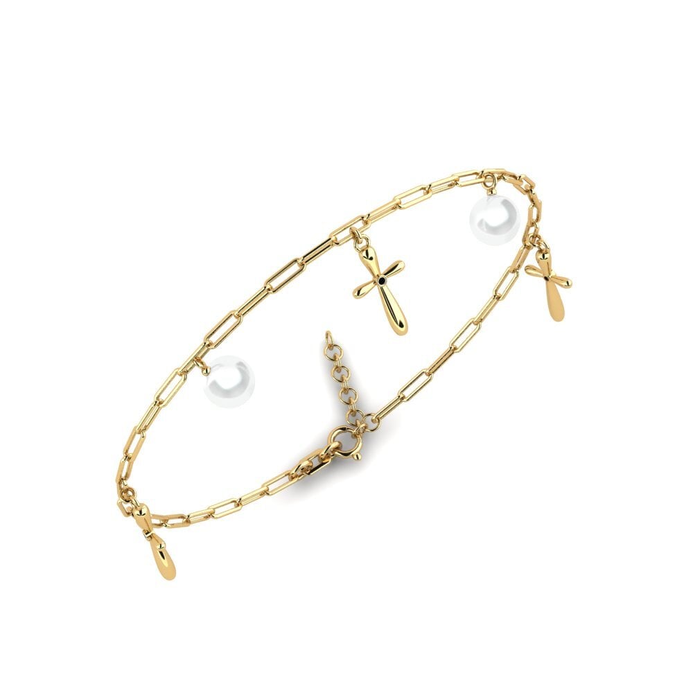 Black Diamond Paperclip Bracelet Esatto