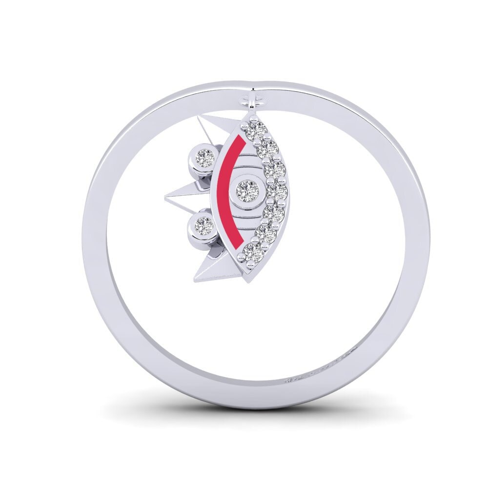 Weißgold 375 Ring Escudona