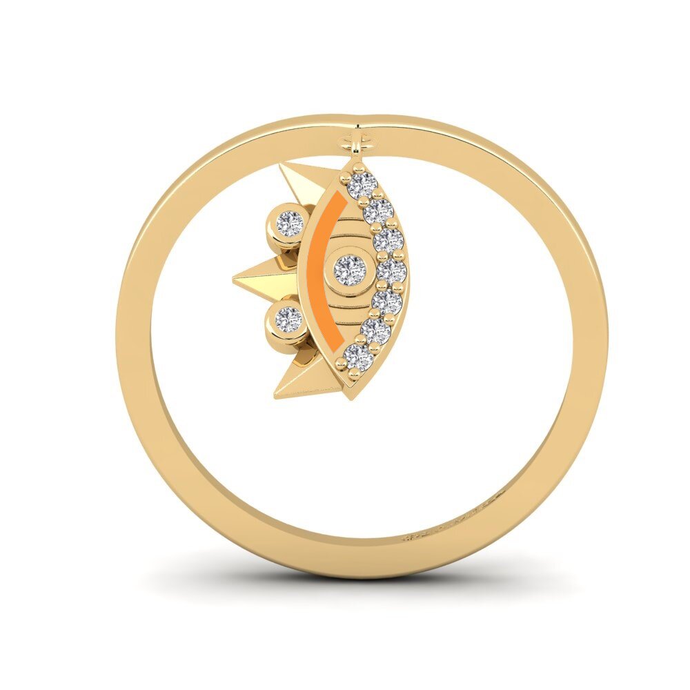 Labor-gezüchteter Diamant Ring Escudona