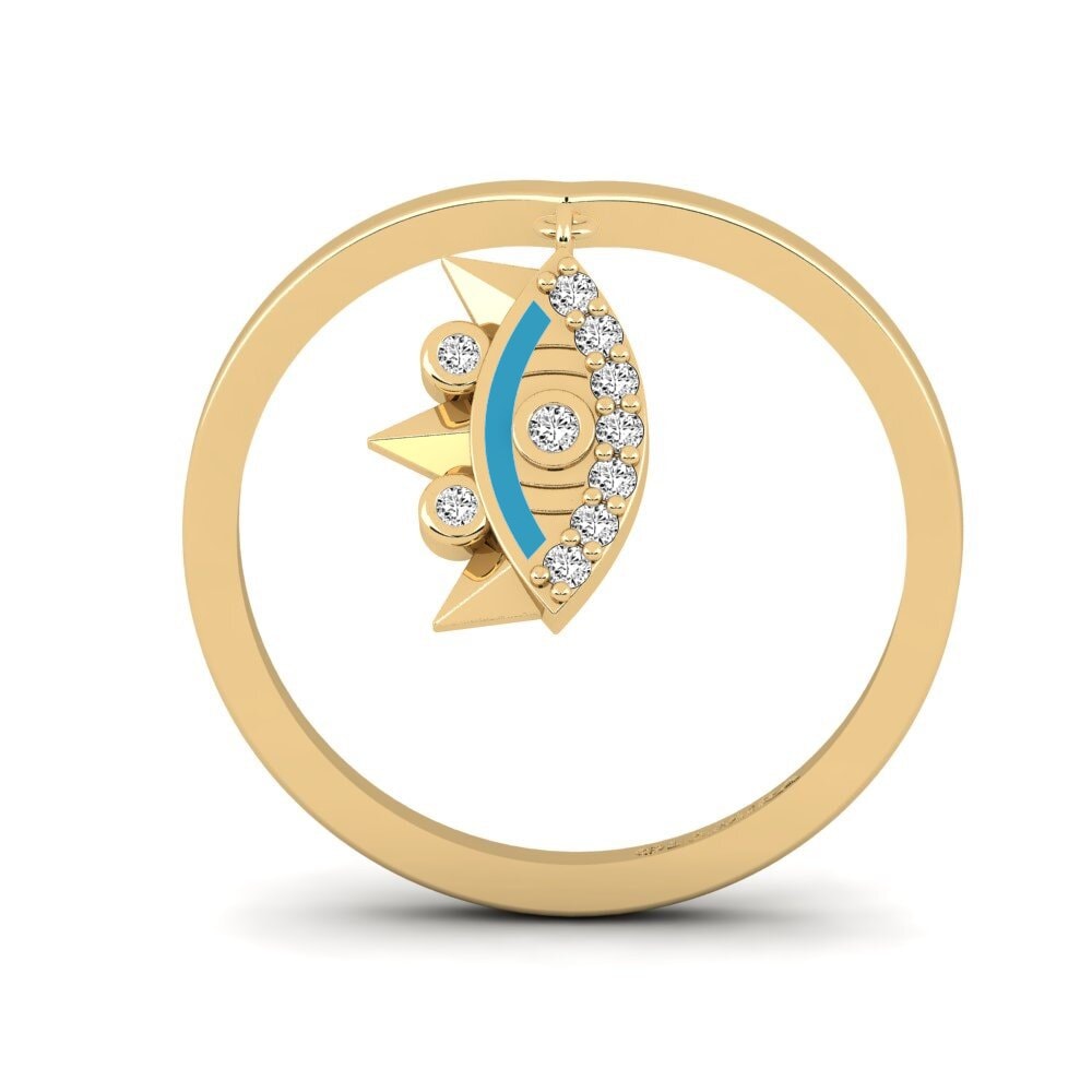Moissanite Anel Escudona