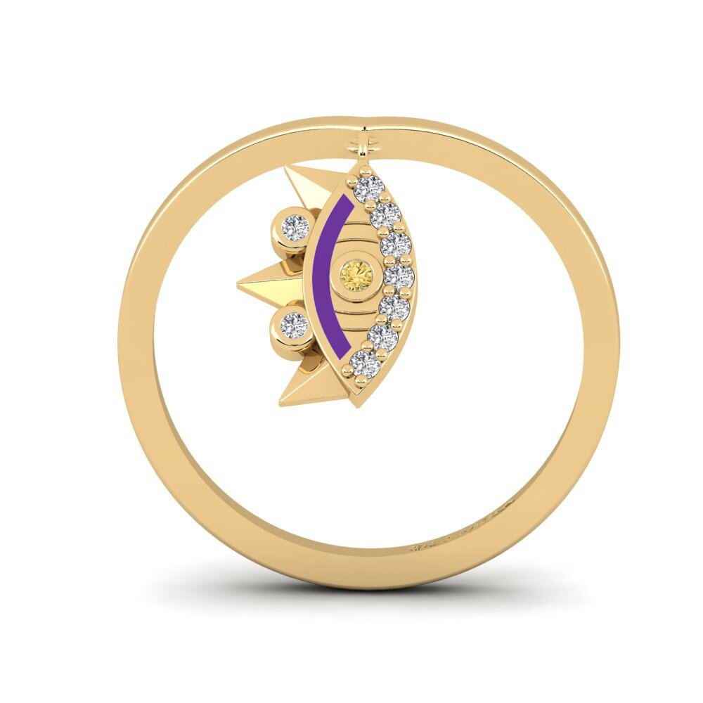 Yellow Diamond Ring Escudona