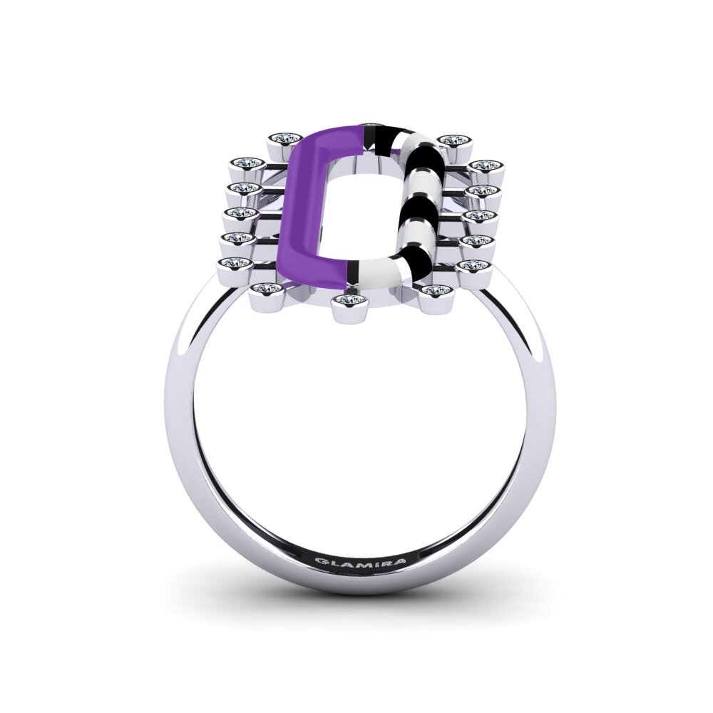 Weiß-Silber Ring Espanador