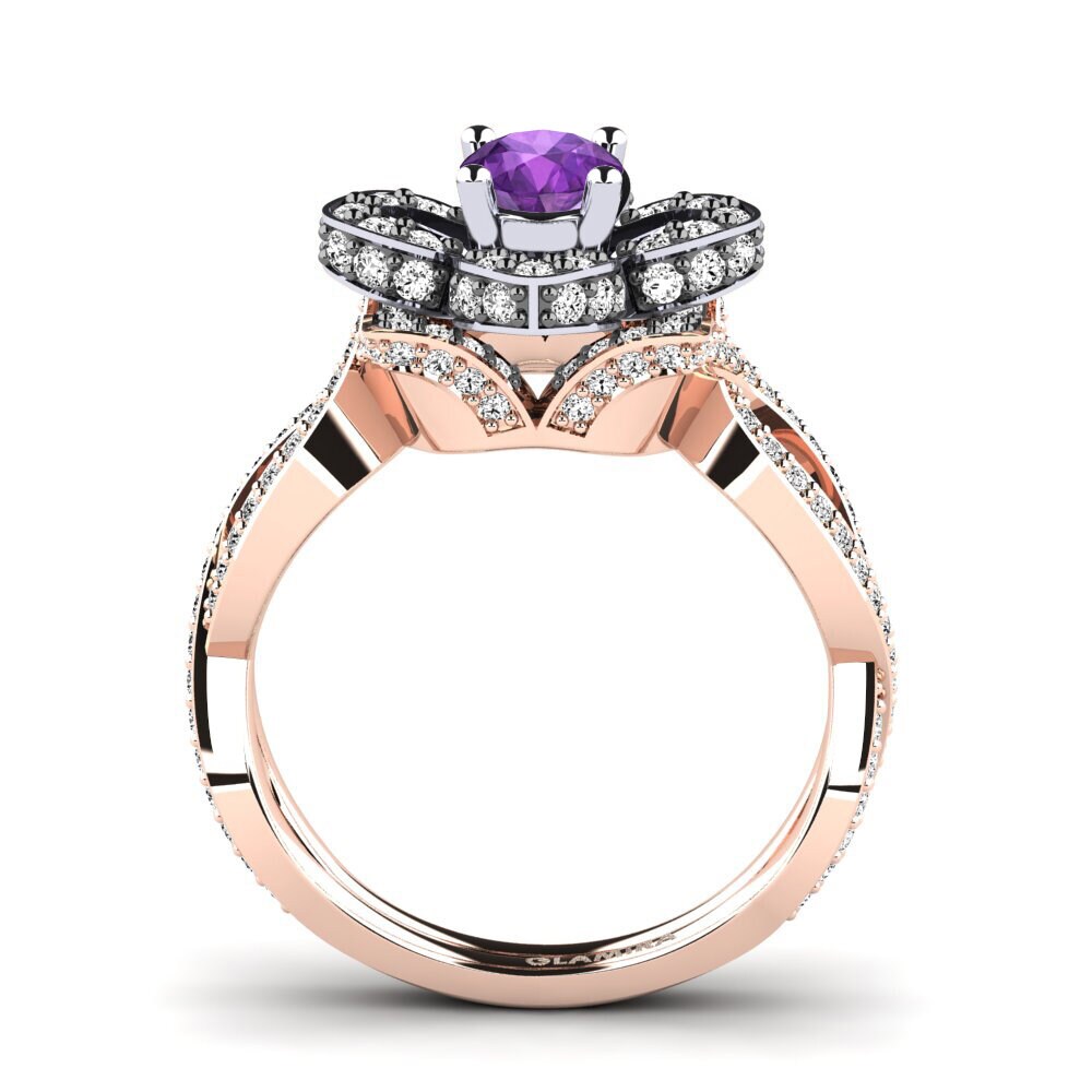 Amatista Anillo de compromiso Essie