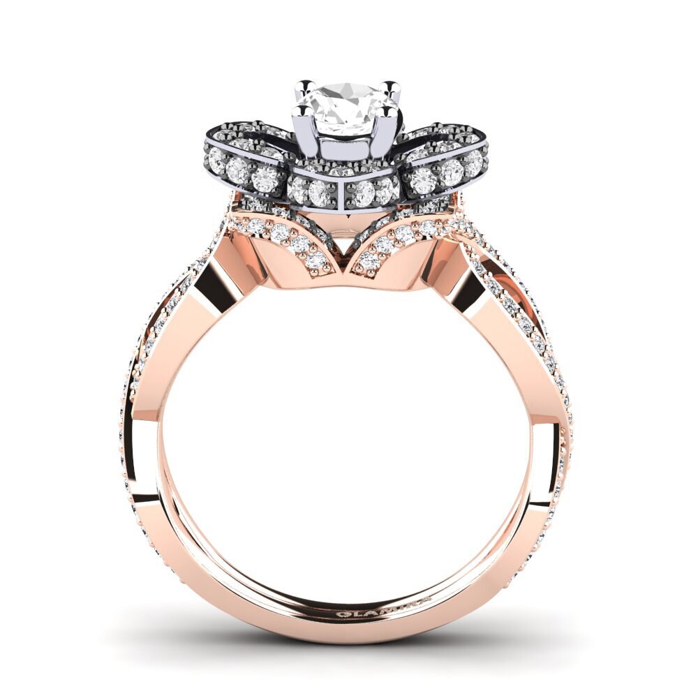 White sapphire Engagement Ring Essie