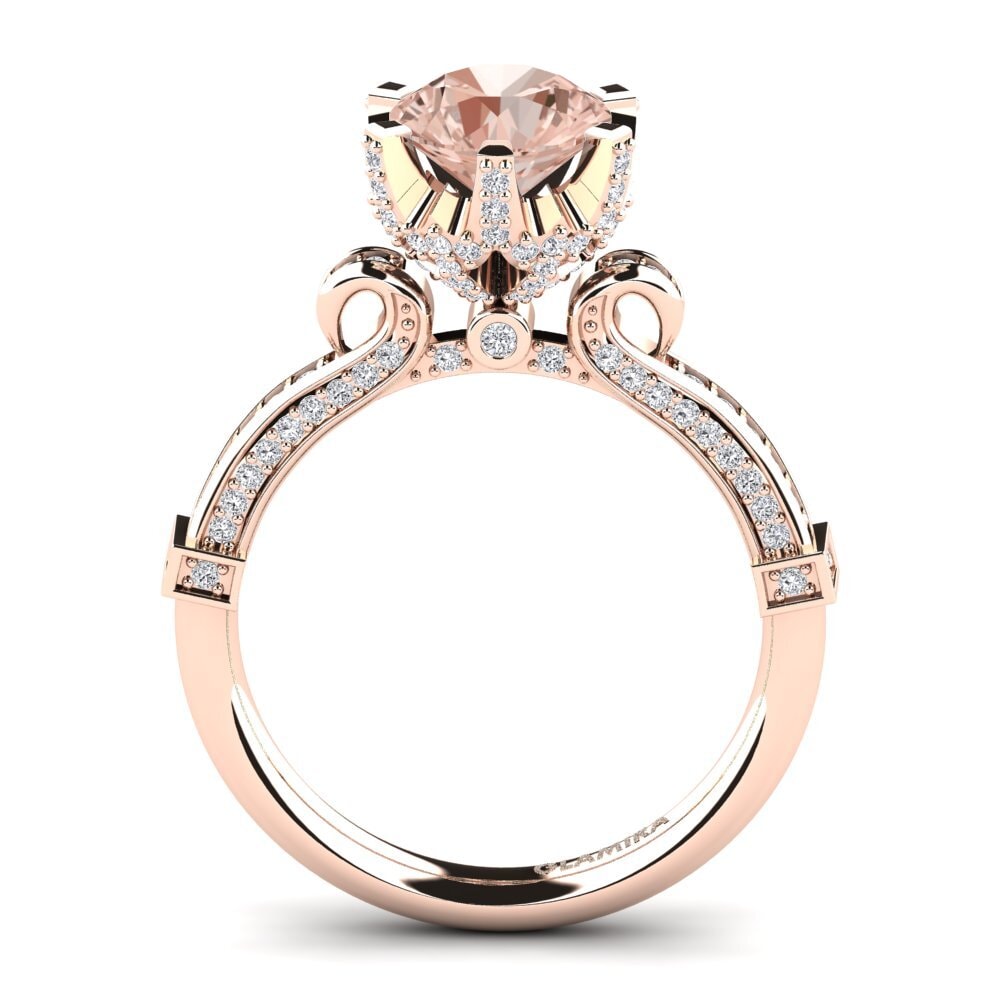 Morganita Anillo de compromiso Este