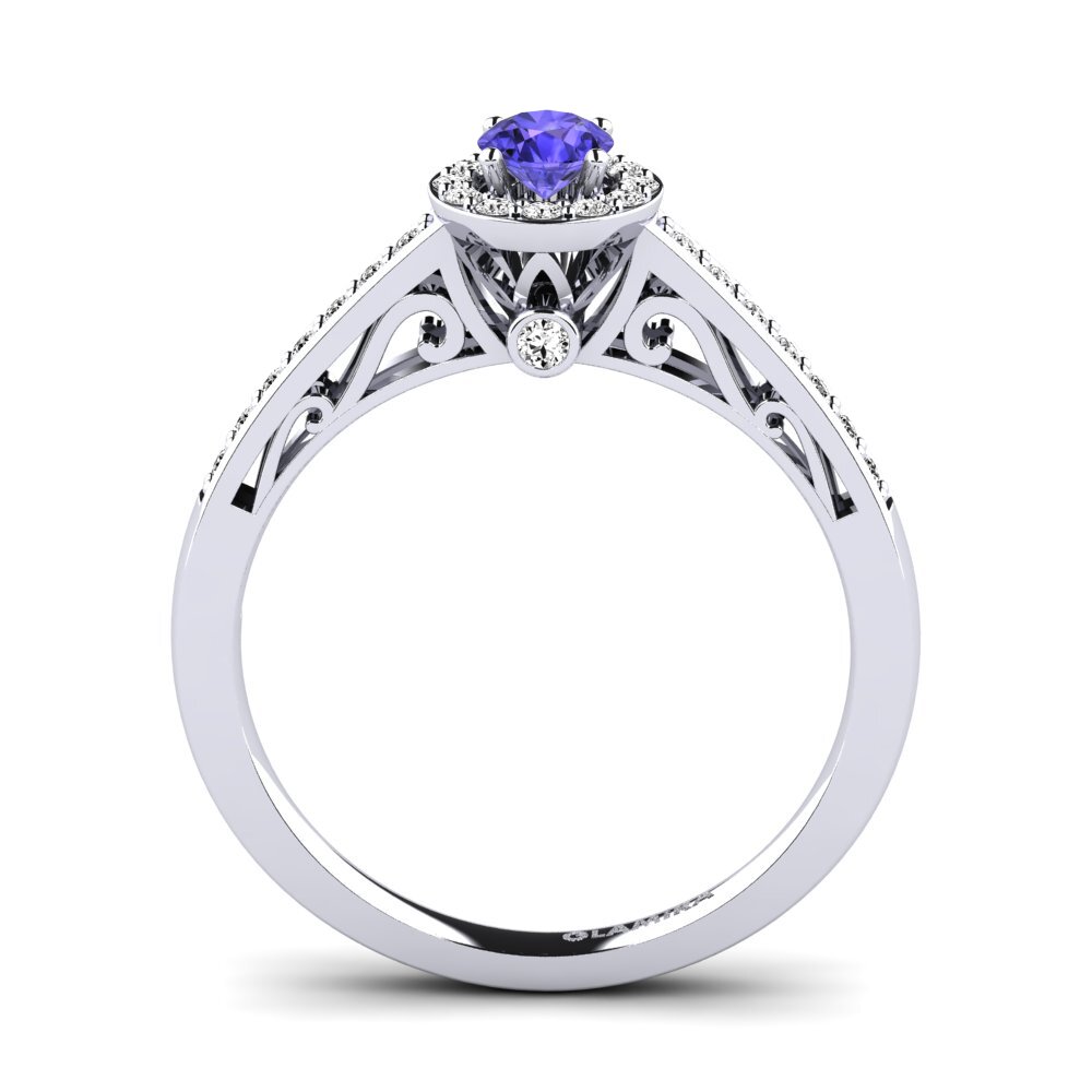 Tanzanite Engagement Ring Estelle