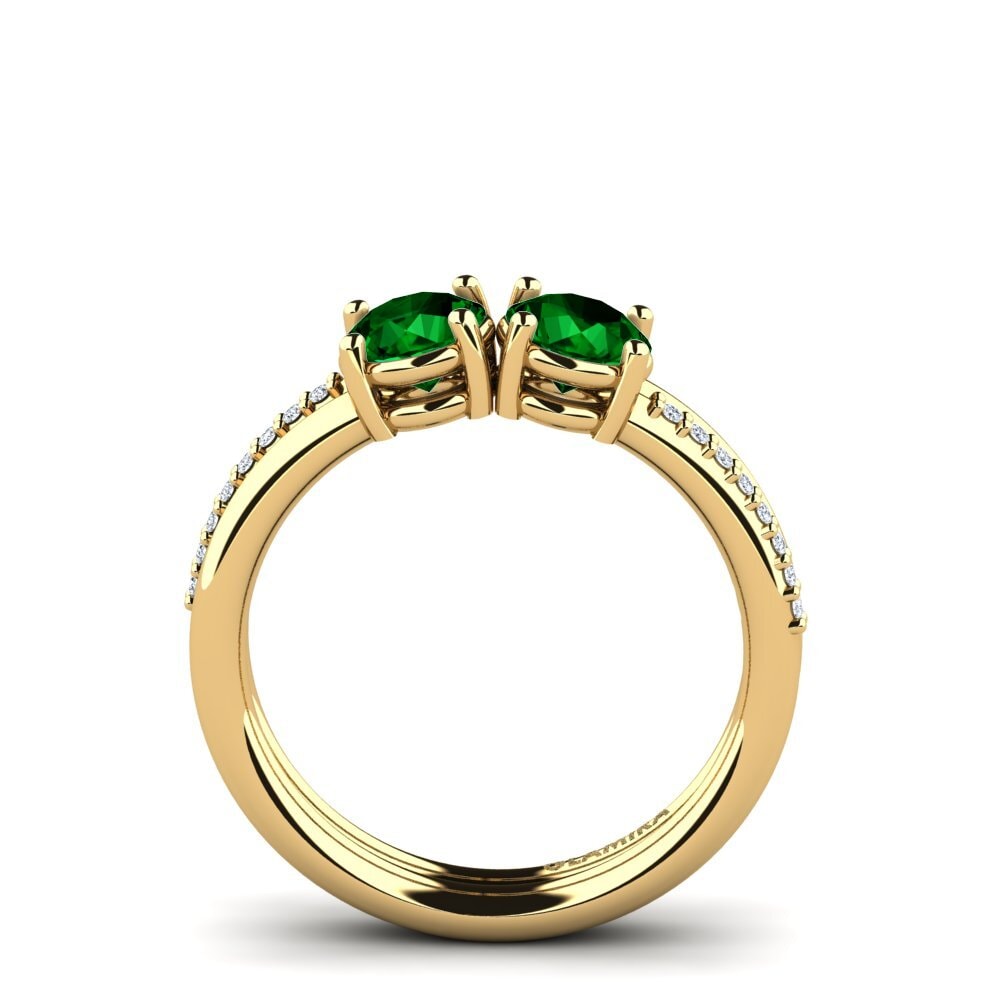Green Zirconia Ring Etheldra