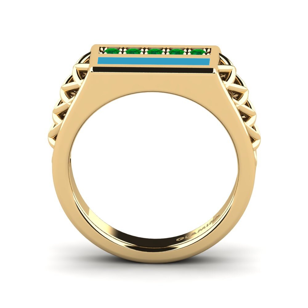 Emerald Pinky Ring Euckine