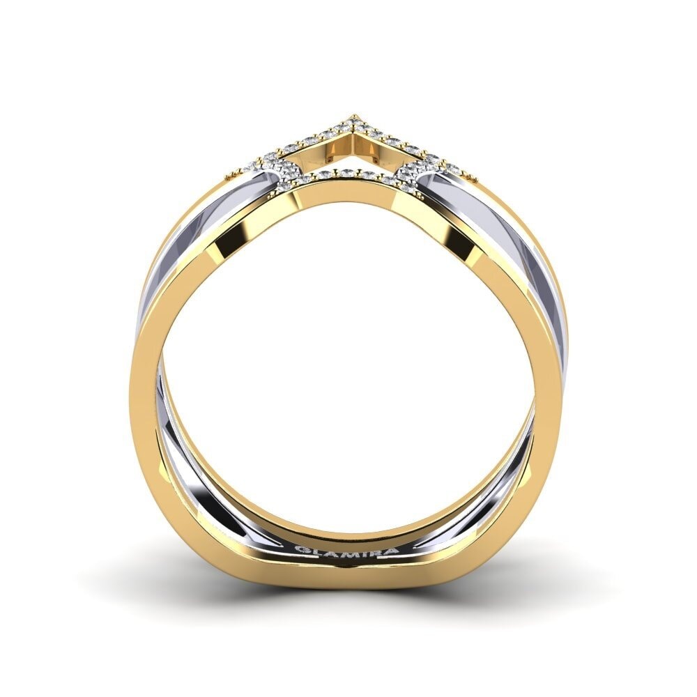Zafiro blanco Anillo Euploia