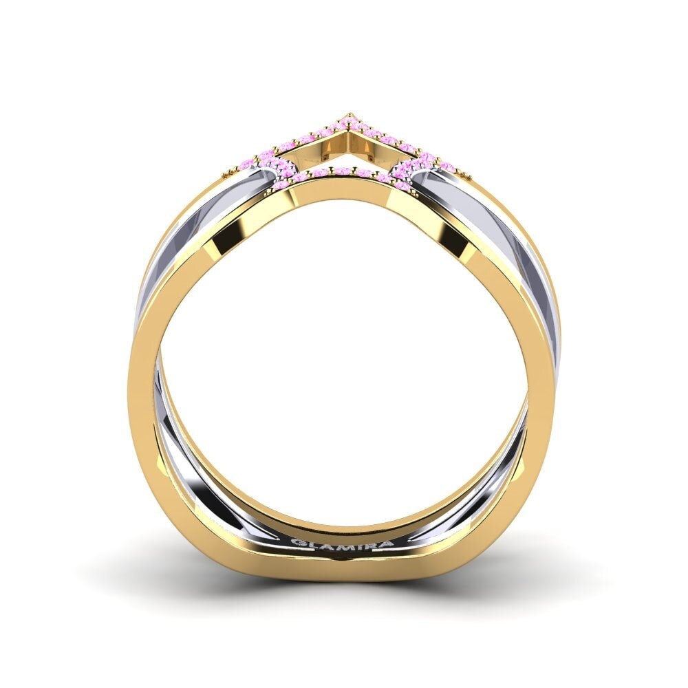 Zafiro Rosado Anillo Euploia