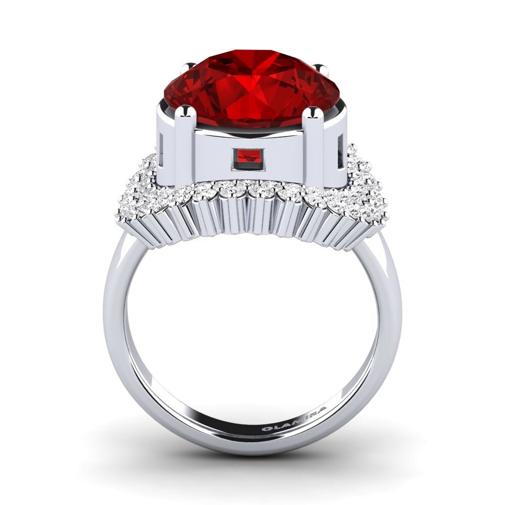 Rubis (créé en laboratoire) Bague Evan